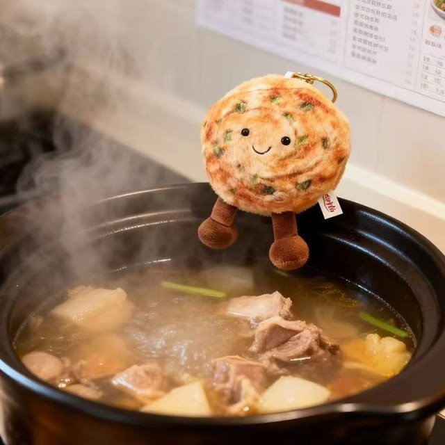 台式蔥油餅造型掛件