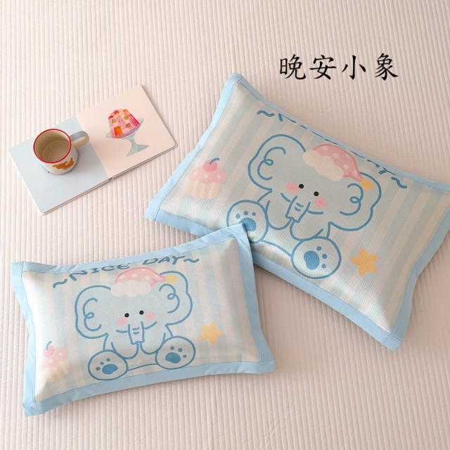 卡通涼感冰絲枕