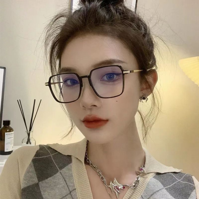 高顏值清透大框變色眼鏡