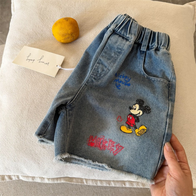 俏皮老鼠牛仔短褲