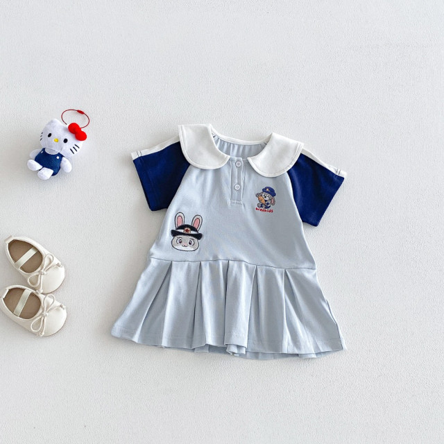 學院風兔子連衣裙