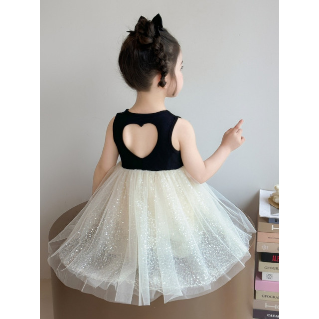 閃亮亮愛心簍空裙