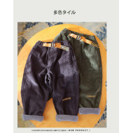 復古燈芯絨長褲