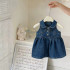 復古牛仔公主洋裝