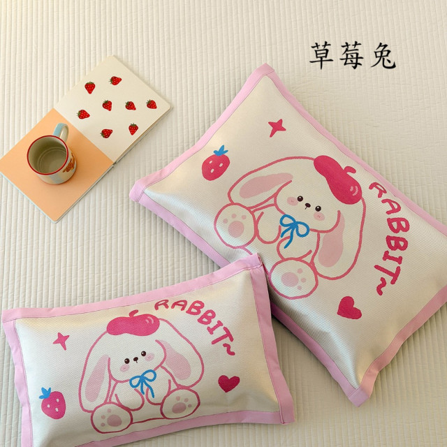 卡通涼感冰絲枕