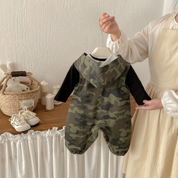 帥氣迷彩連身套裝