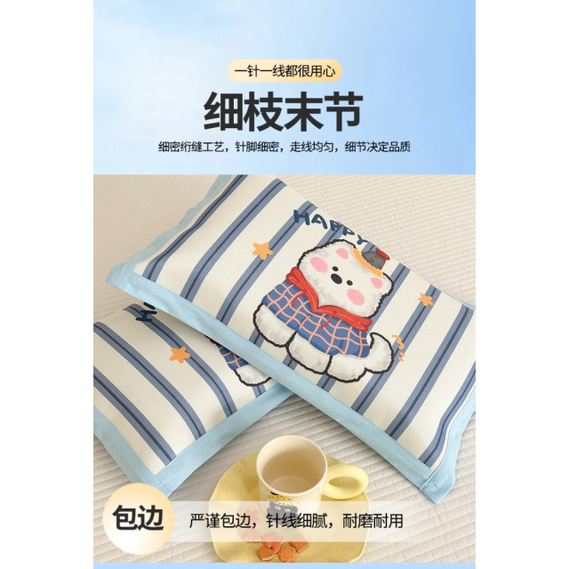 卡通涼感冰絲枕