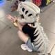 吼叫恐龍骨架趣味裝扮