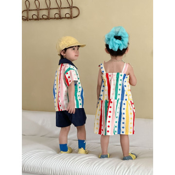 彩色波點手足裝