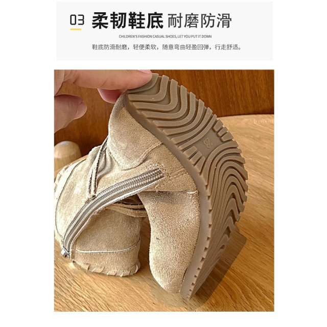 復古流蘇蝴蝶結短靴