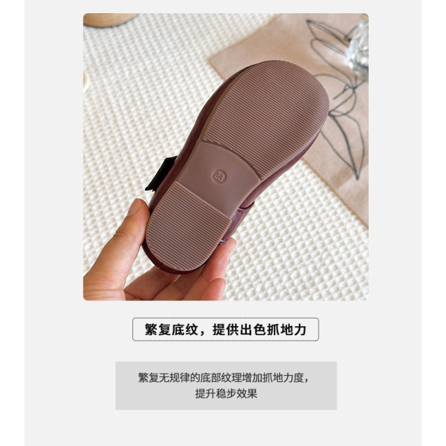 復古圓頭扣帶公主鞋