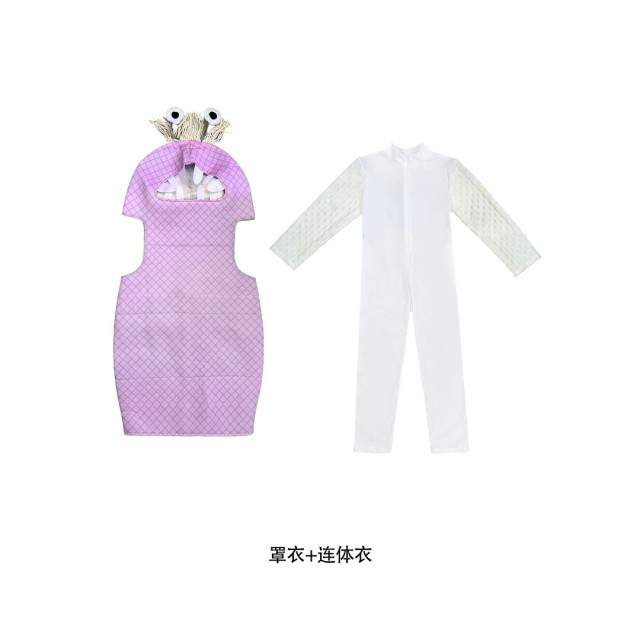 紫色萌怪獸套組