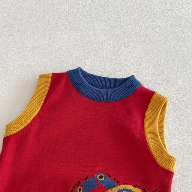 工程車針織背心