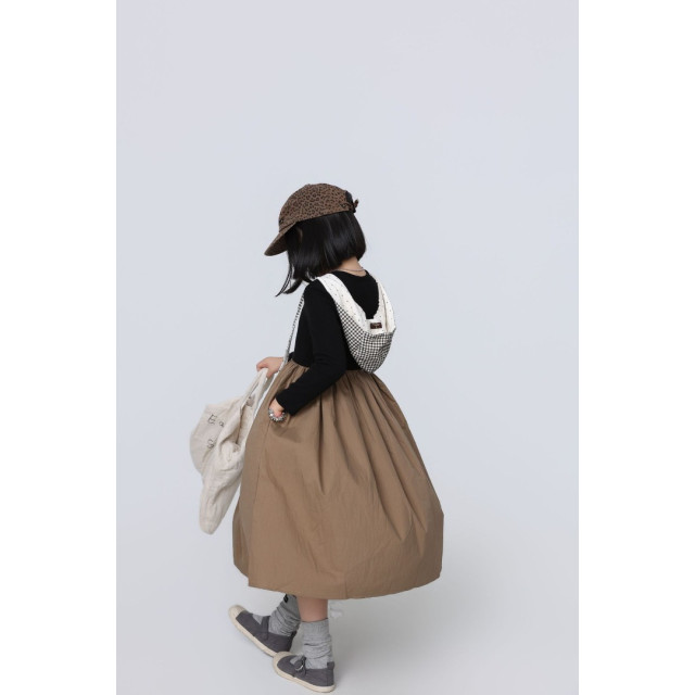 小黑袖變奏曲拼接裙