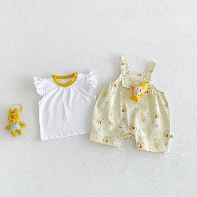 星星飛袖背帶套組