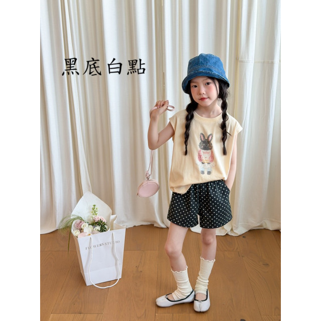 韓系印花百搭短褲
