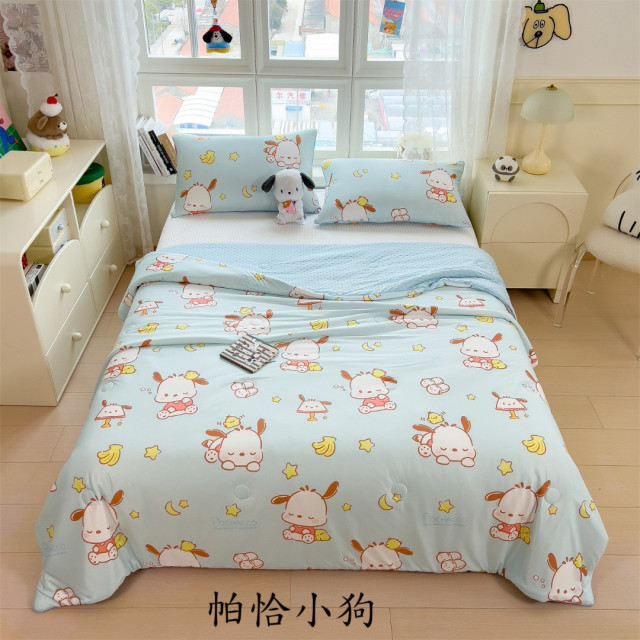 卡通豆豆涼感空調被