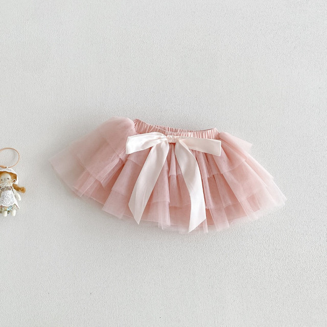 夢幻蝴蝶結蓬蓬紗裙