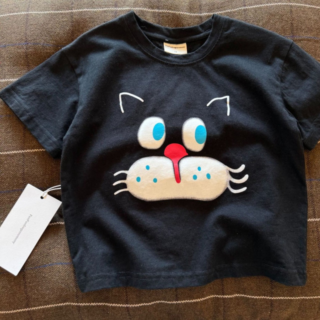 可愛立體貓咪短袖T恤