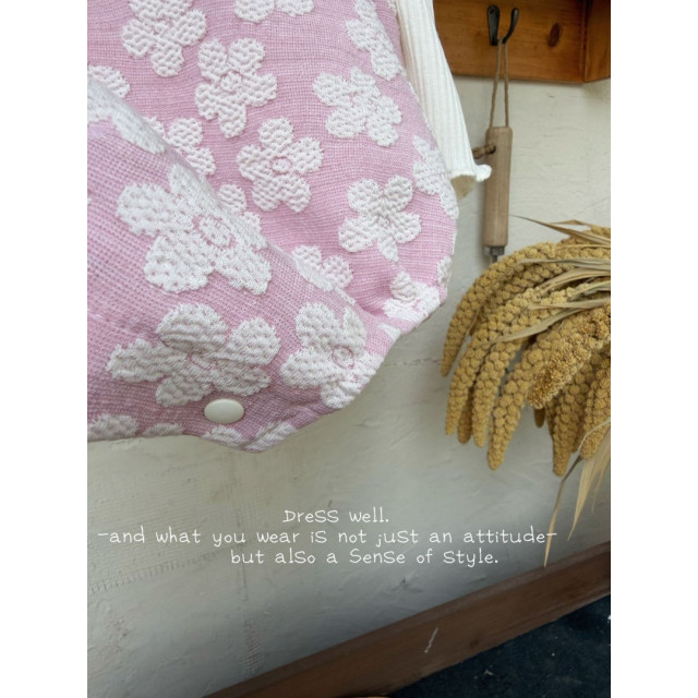 奶油小織花吊帶包屁衣
