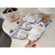 甜系蕾絲蝴蝶結運動鞋