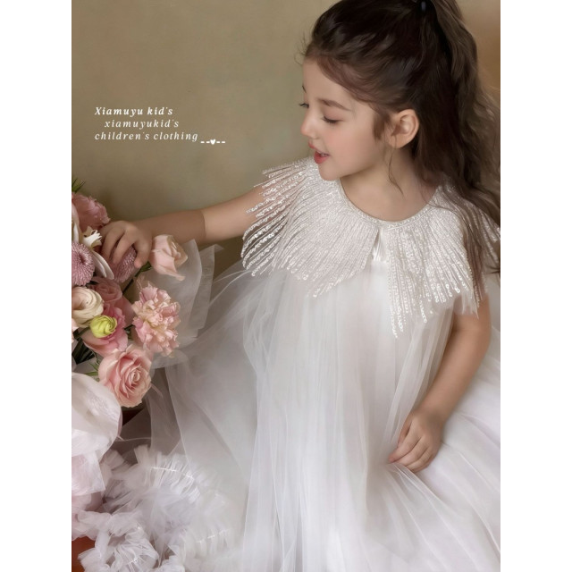 重工仙氣流蘇禮服洋裝