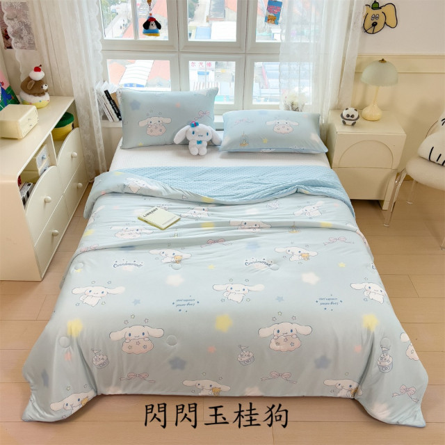 卡通豆豆涼感空調被