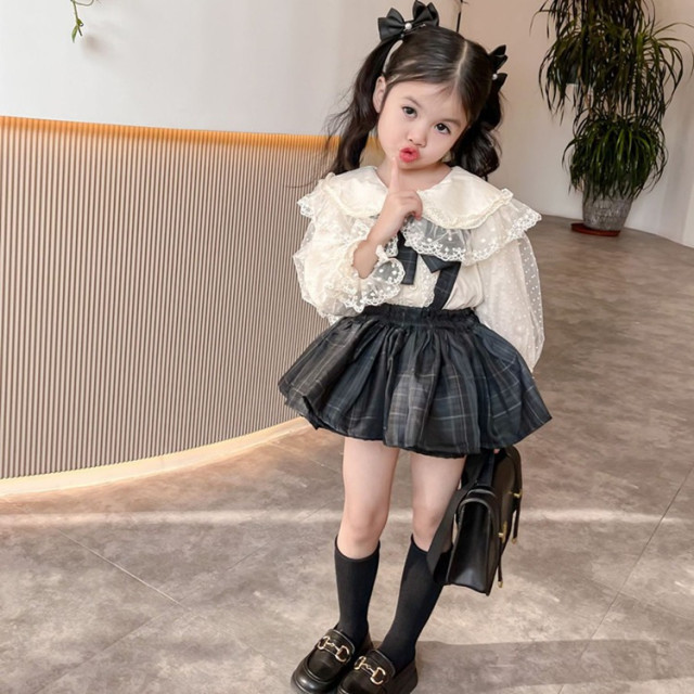 甜美學院風蕾絲四件套組