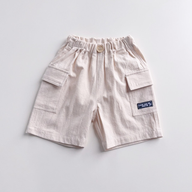 簡約雙口袋工裝褲