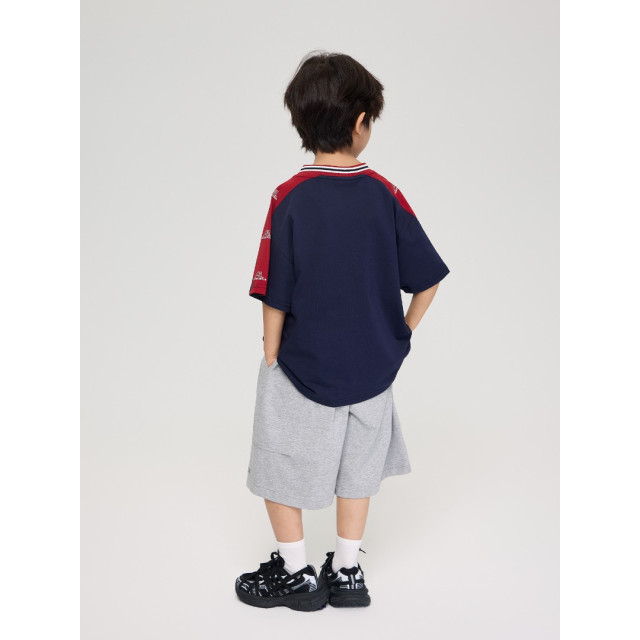 街頭風拼色短Ｔ