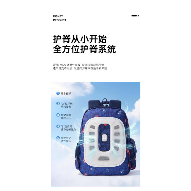 卡通護脊雙肩背包