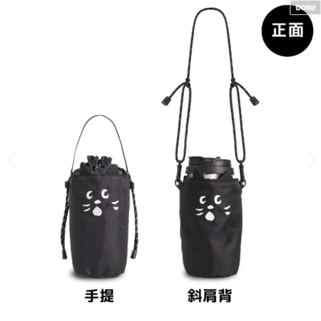 黑貓萌友造型杯套包