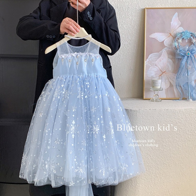 冰雪公主紗裙洋裝