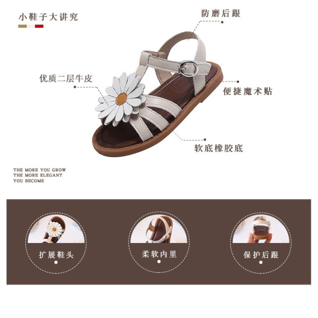 羅馬小雛菊涼鞋