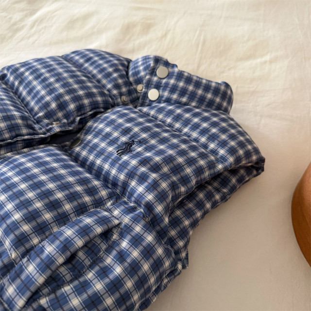 學院風格紋背心