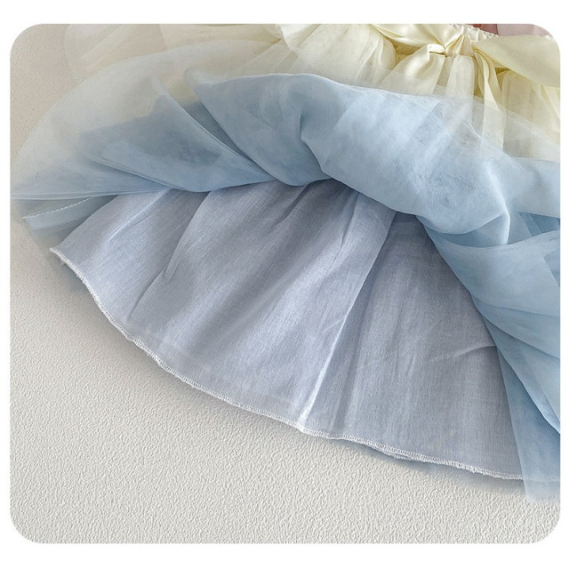 夢幻蝴蝶結蓬蓬紗裙