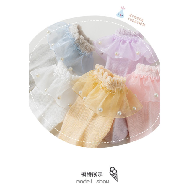 甜美蕾絲珍珠襪（五雙入）