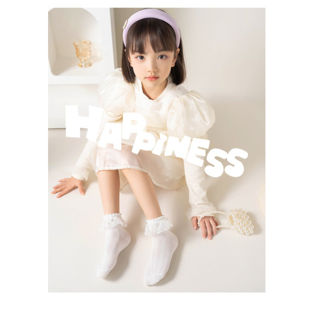 甜美蕾絲珍珠襪（五雙入）