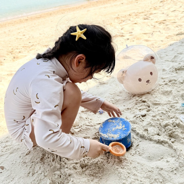 萌趣透明充氣沙灘球