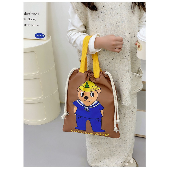 卡通束口手提收納袋