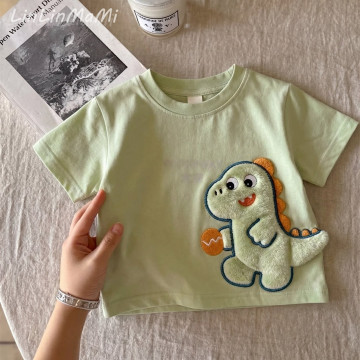 萌趣立體恐龍T恤