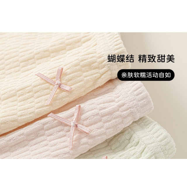 甜美蝴蝶結安全褲