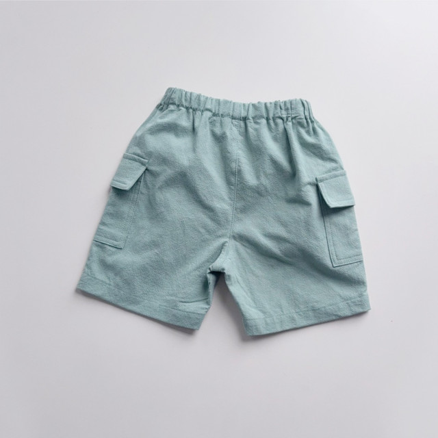 簡約雙口袋工裝褲
