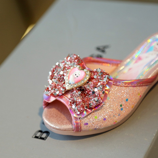 夢幻亮片公主拖鞋