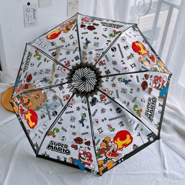 瑪利歐自動折疊雨傘
