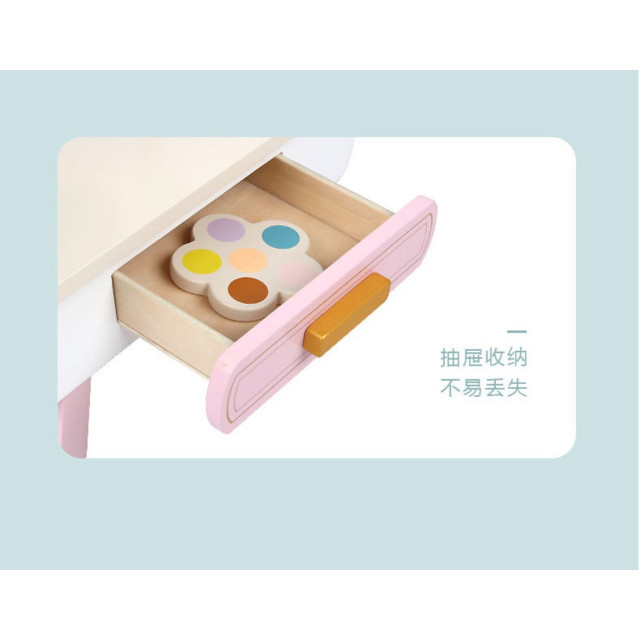 韓系木質公主梳妝台
