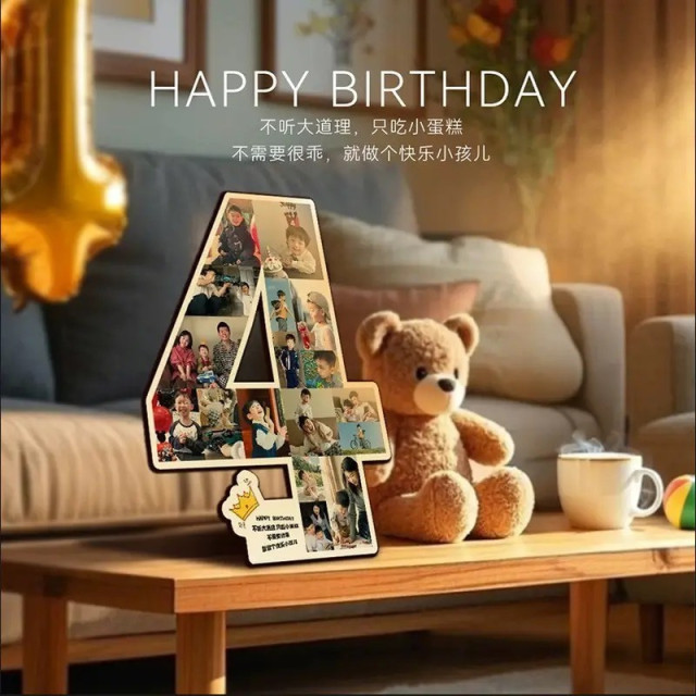 專屬成長紀念數字擺件（客製化）