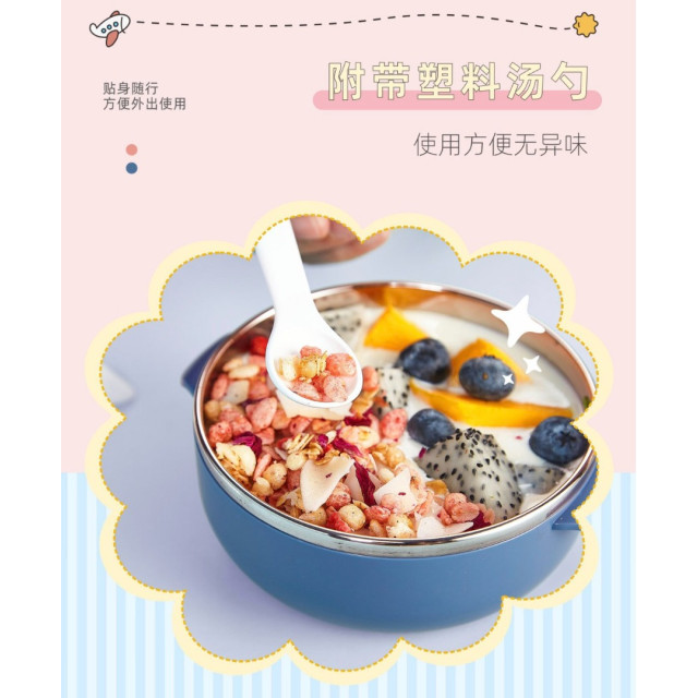 可拆分兒童分隔餐盒套組