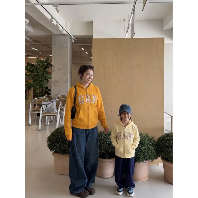 美式字母風親子外套（小孩）