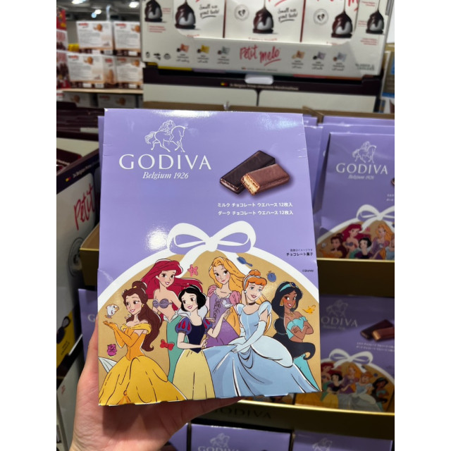 『日本連線』 GODIVA × 迪士尼公主聯名款巧克力威化餅禮盒